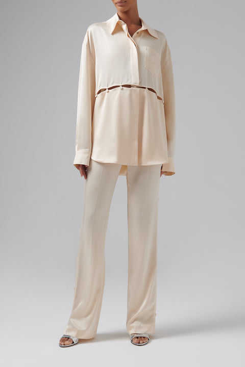 White Maxon Shirt