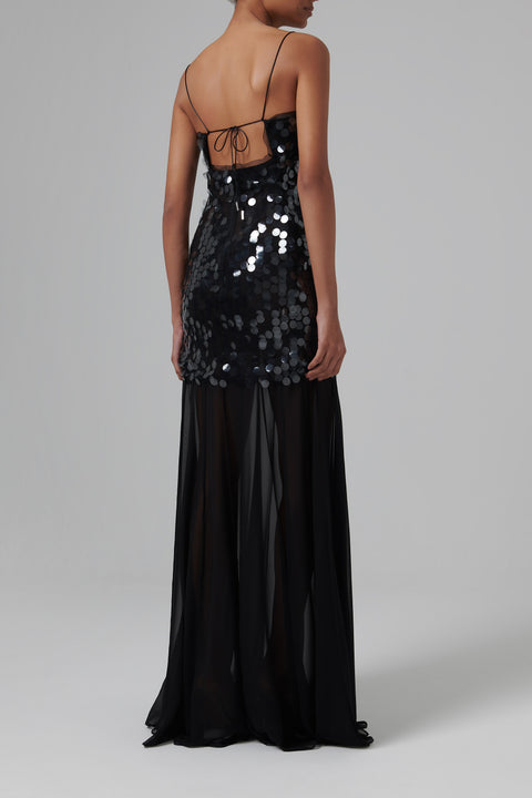 Black Salia Gown