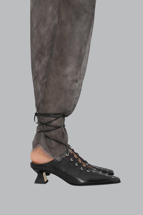 Black Asia 55 Kitten-Heel Pumps