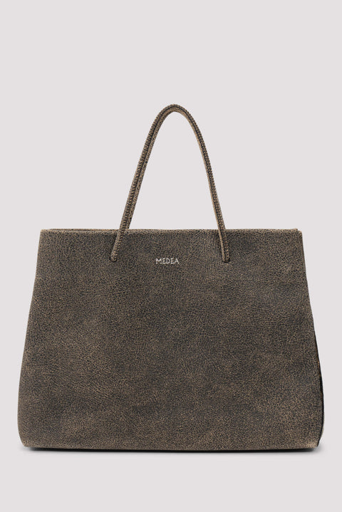 Hanna Soft Distressed Leather Mini Tote Bag