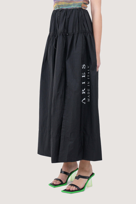 Nylon Snow Midi Skirt