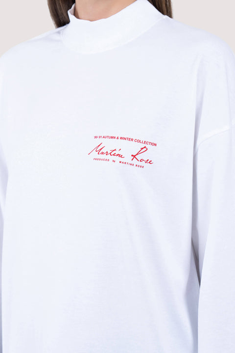 Logo Printed Funnel Neck T-shirt