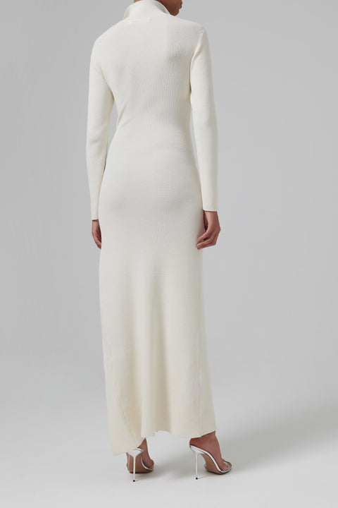 White Saros Maxi Dress