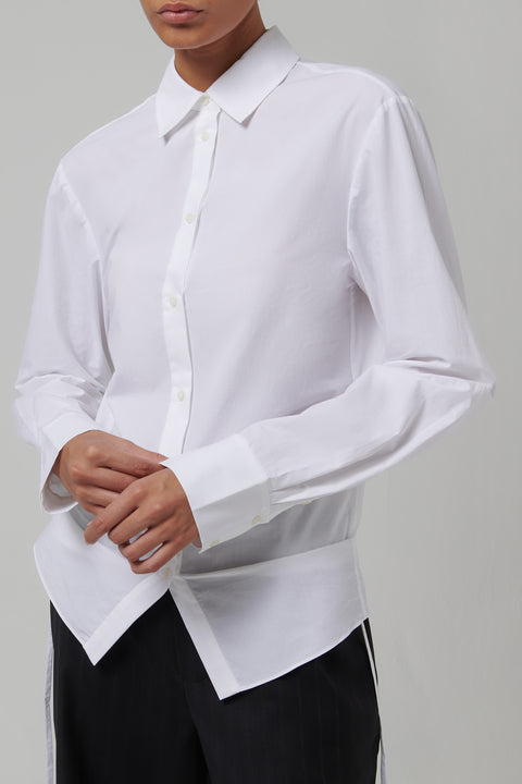 White Corso Tie Shirt