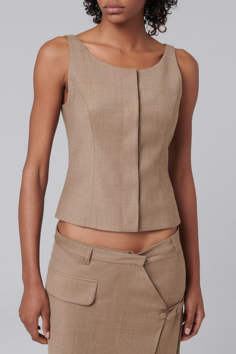 Brown Menti Vest