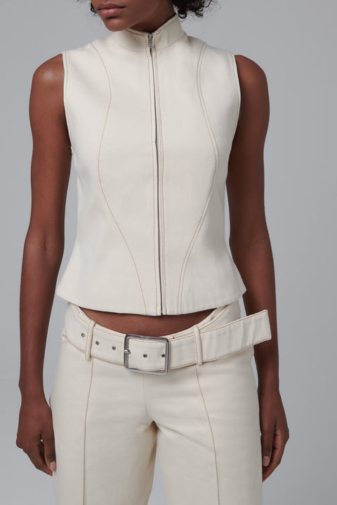 White Gali Vest