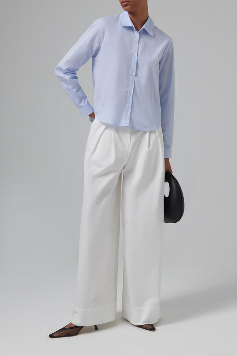 White Avelino Wide Leg Pants