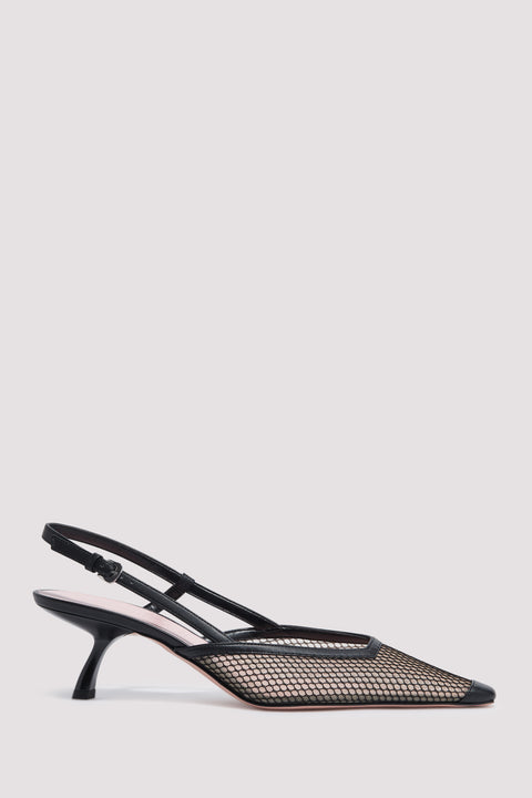 Black 50 Mesh Pumps
