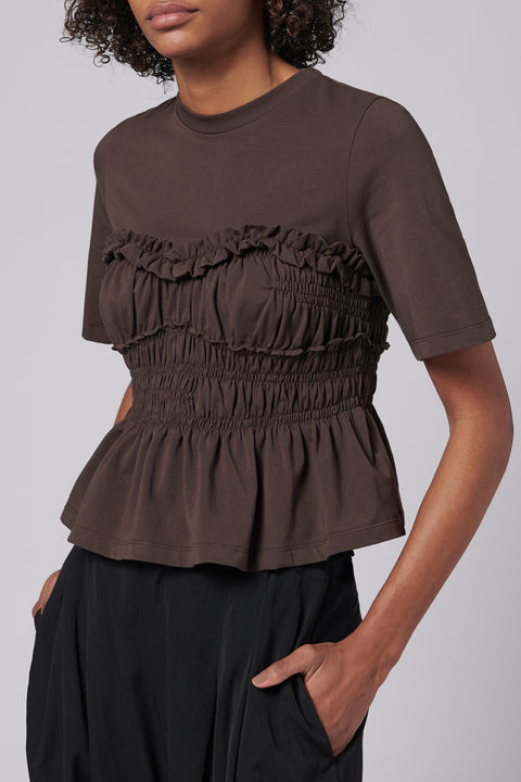 Brown Vilde Jersey T-Shirt