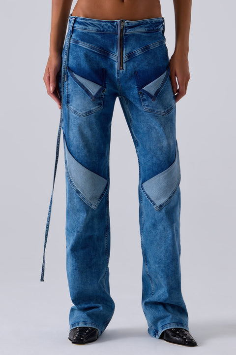 Blue Loose Fit Jeans