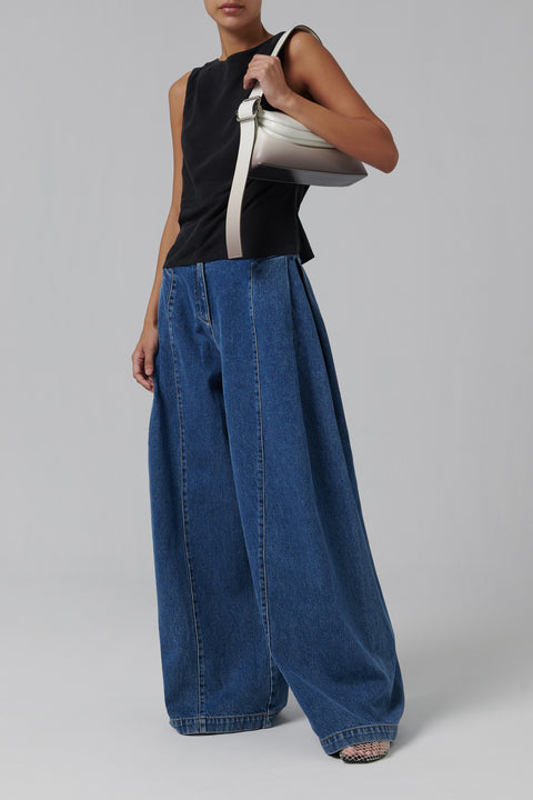 White Folder Brot Shoulder Bag