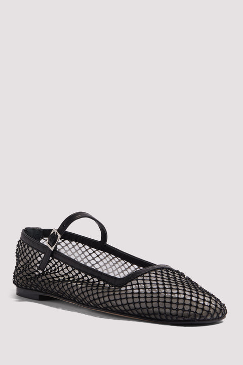 Black Vanita Ballerina Pumps