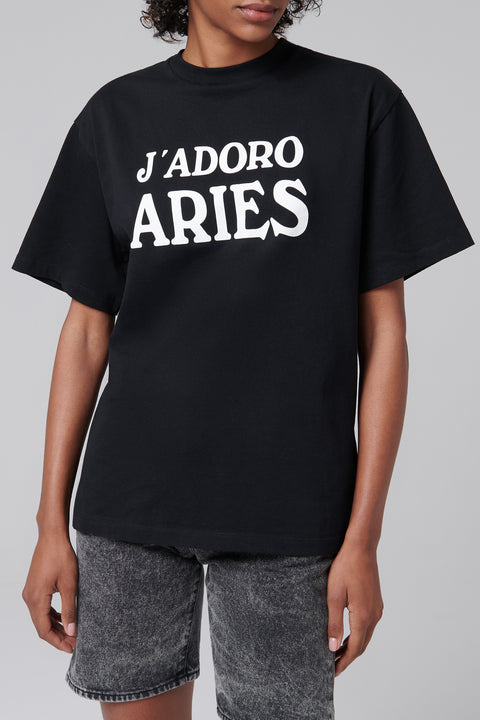 Black J'adoro Aries Logo T-Shirt