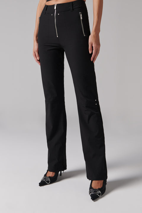 Black Affinity Technical Slim-Leg Pants