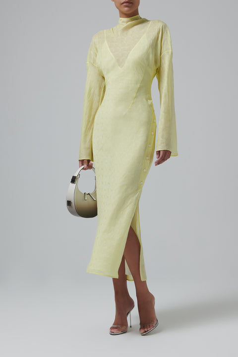 Yellow Willow Shirt Dress