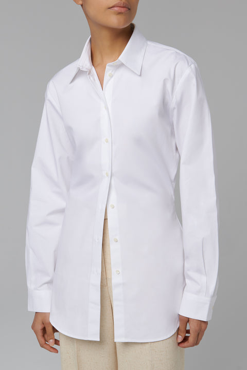 White Poplin Shirt