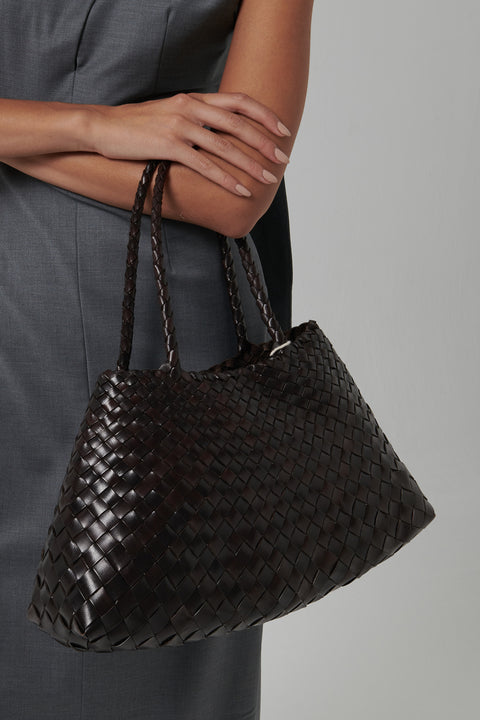 Brown Santa Croce Big Leather Tote