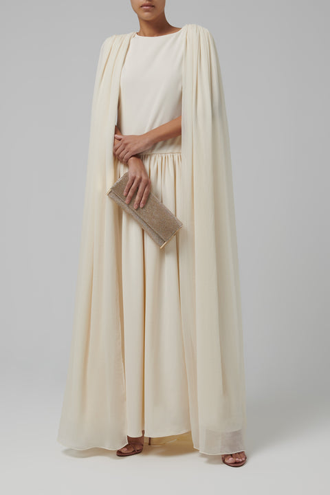 Champagne Kate Crystal Embellished Clutch