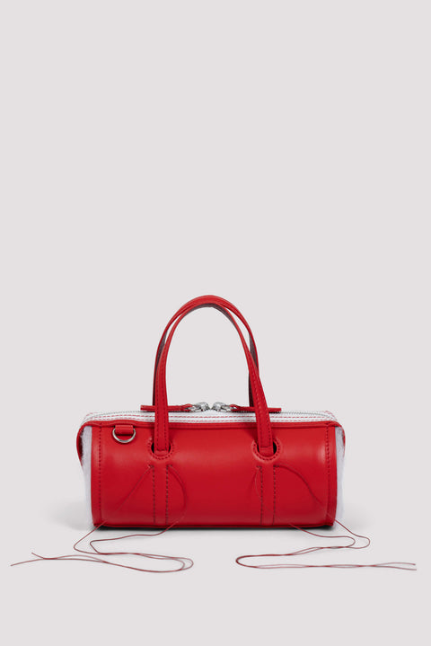 Exclusive Red Anona Mini Handbag With Strap