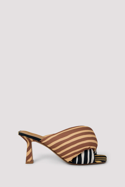 Brown 70 High-Heel Mule