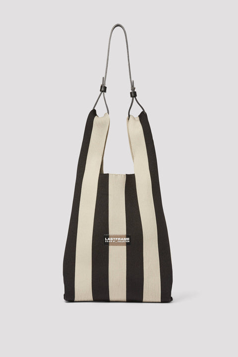 Medium Striped Market  Tote Bag