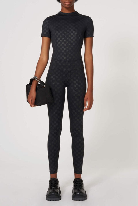 Monogram Print Leggings