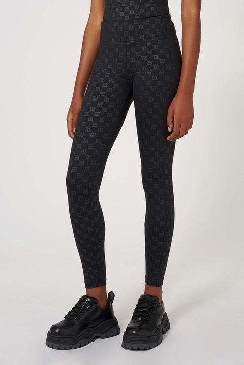 Monogram Print Leggings