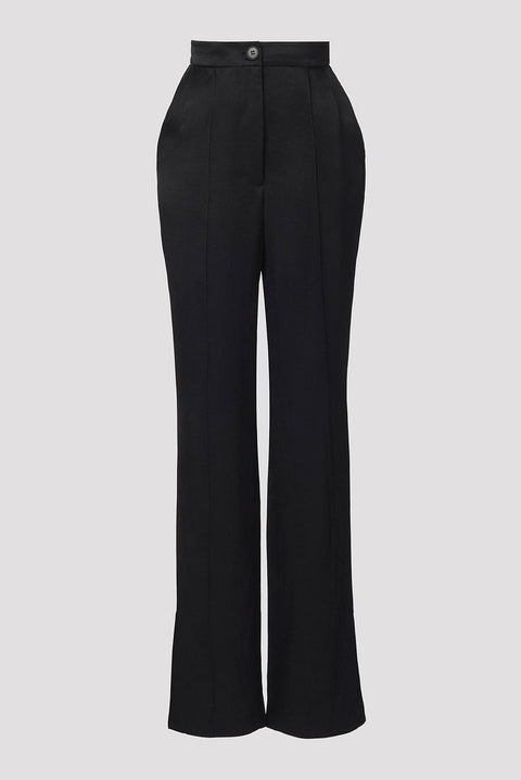 High Waist Straight Leg Tailored Pants