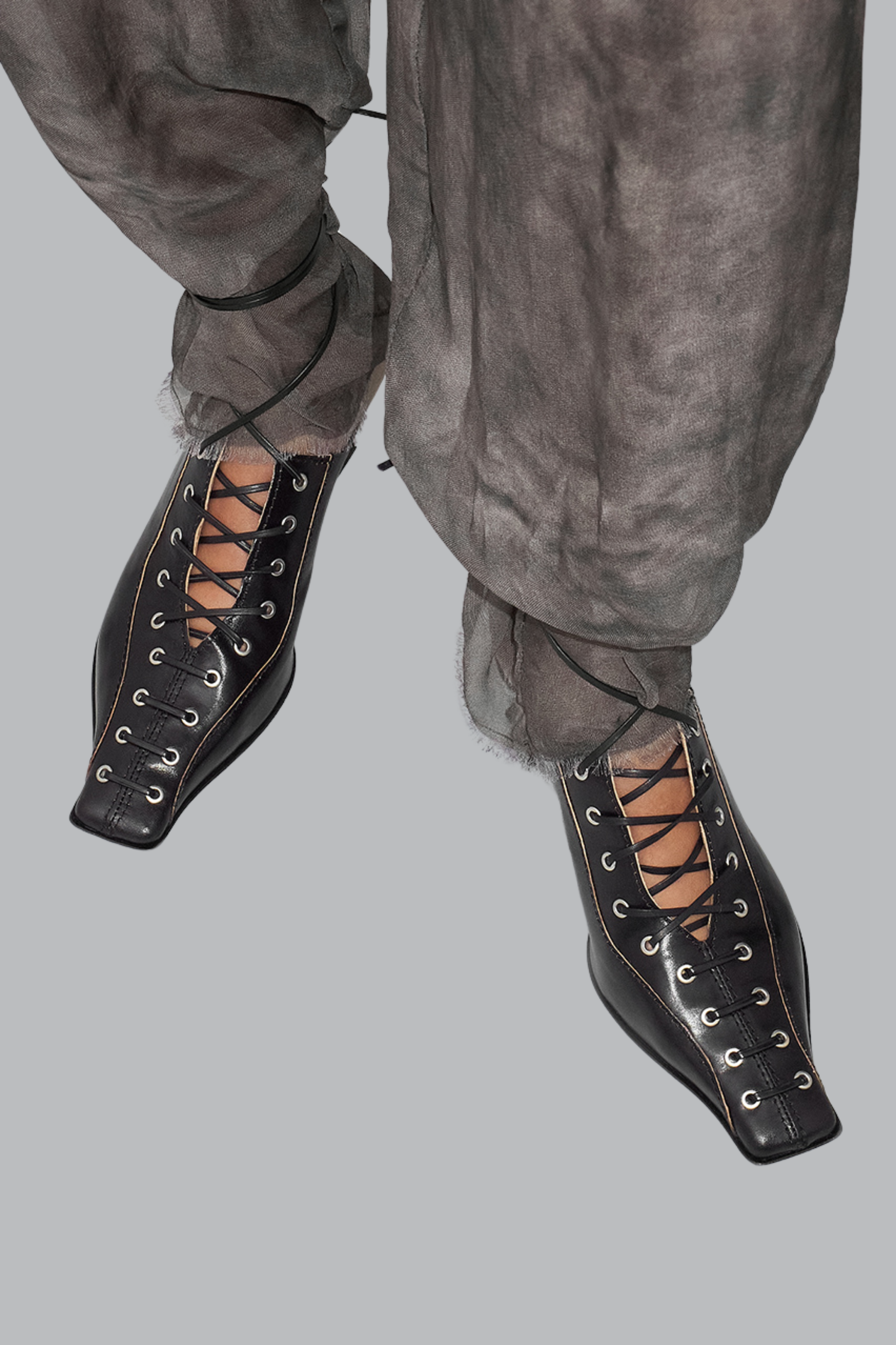 MIISTA Green Asia 55 Kitten-Heel Pumps