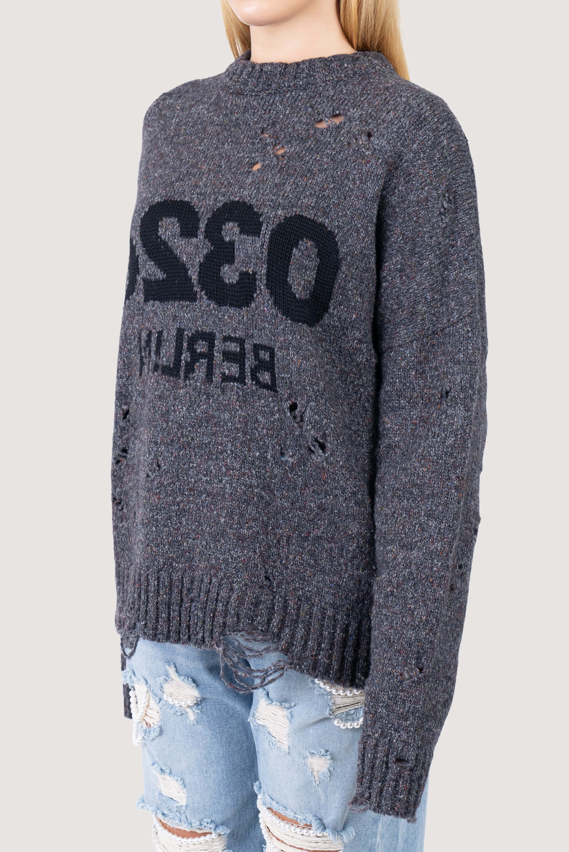 トップス 032c destroyed knit 032c destroyed knit