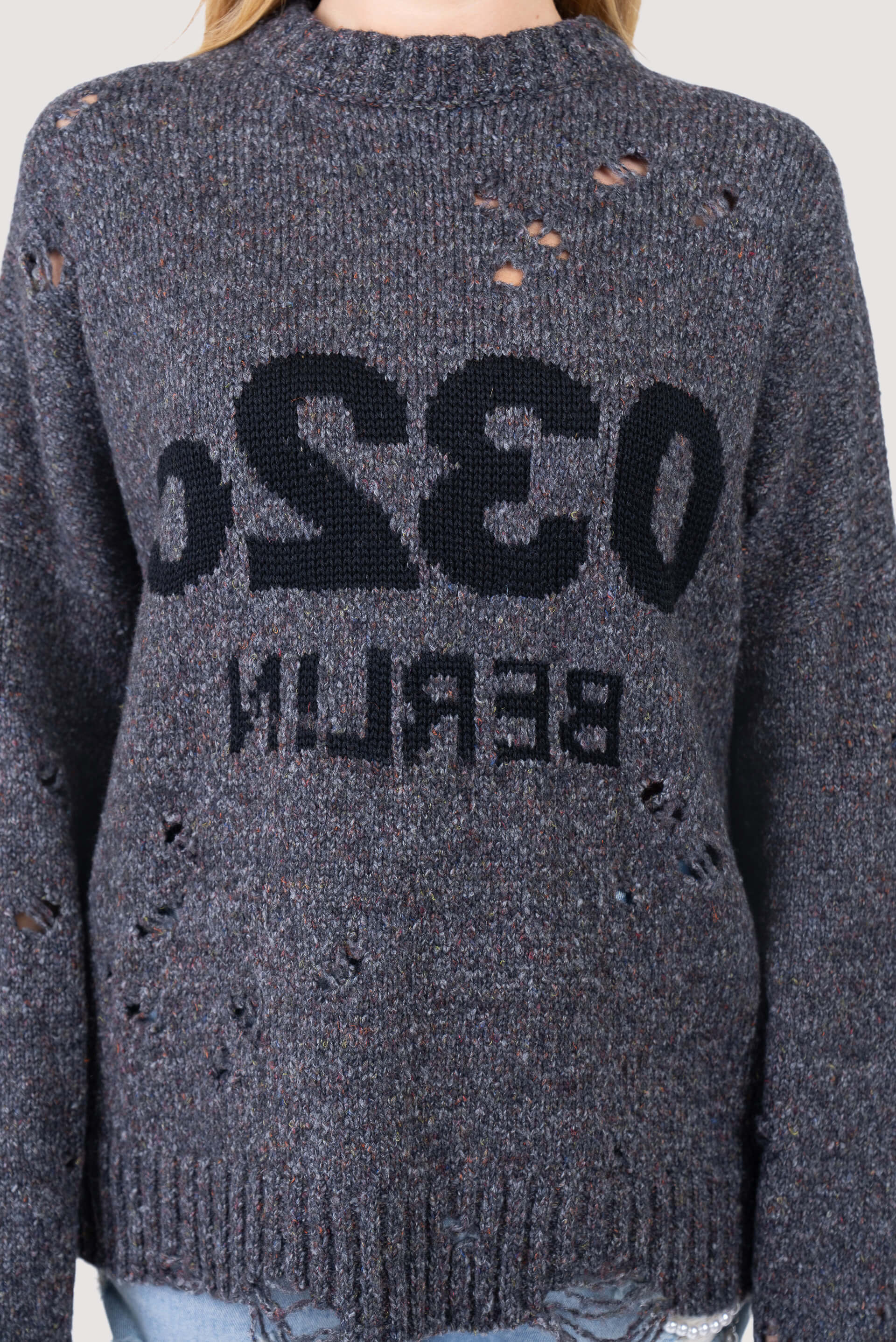 032c destroyed knit