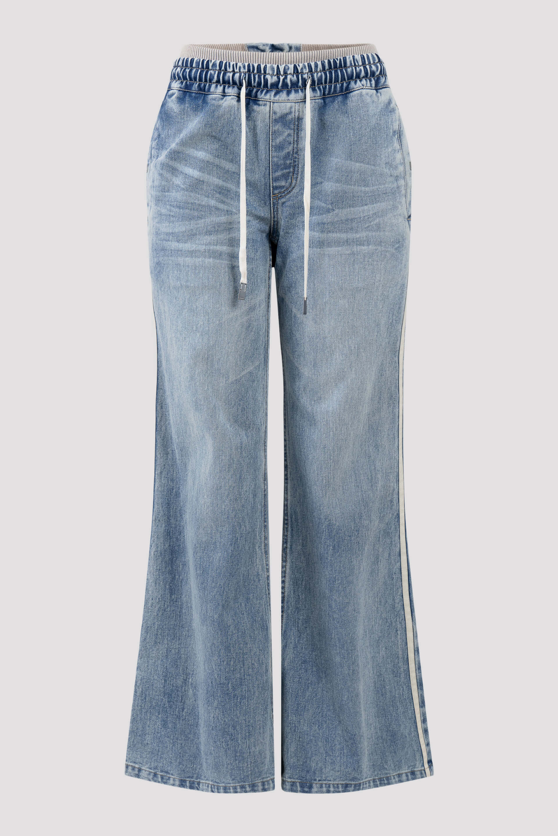 erosion detail bytte rundt C2h4 “Profile” Volume Double Waist Jeans - Fabric of Society