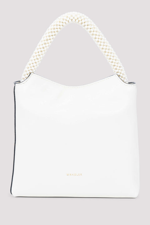 White Marli Leather Mini Bag