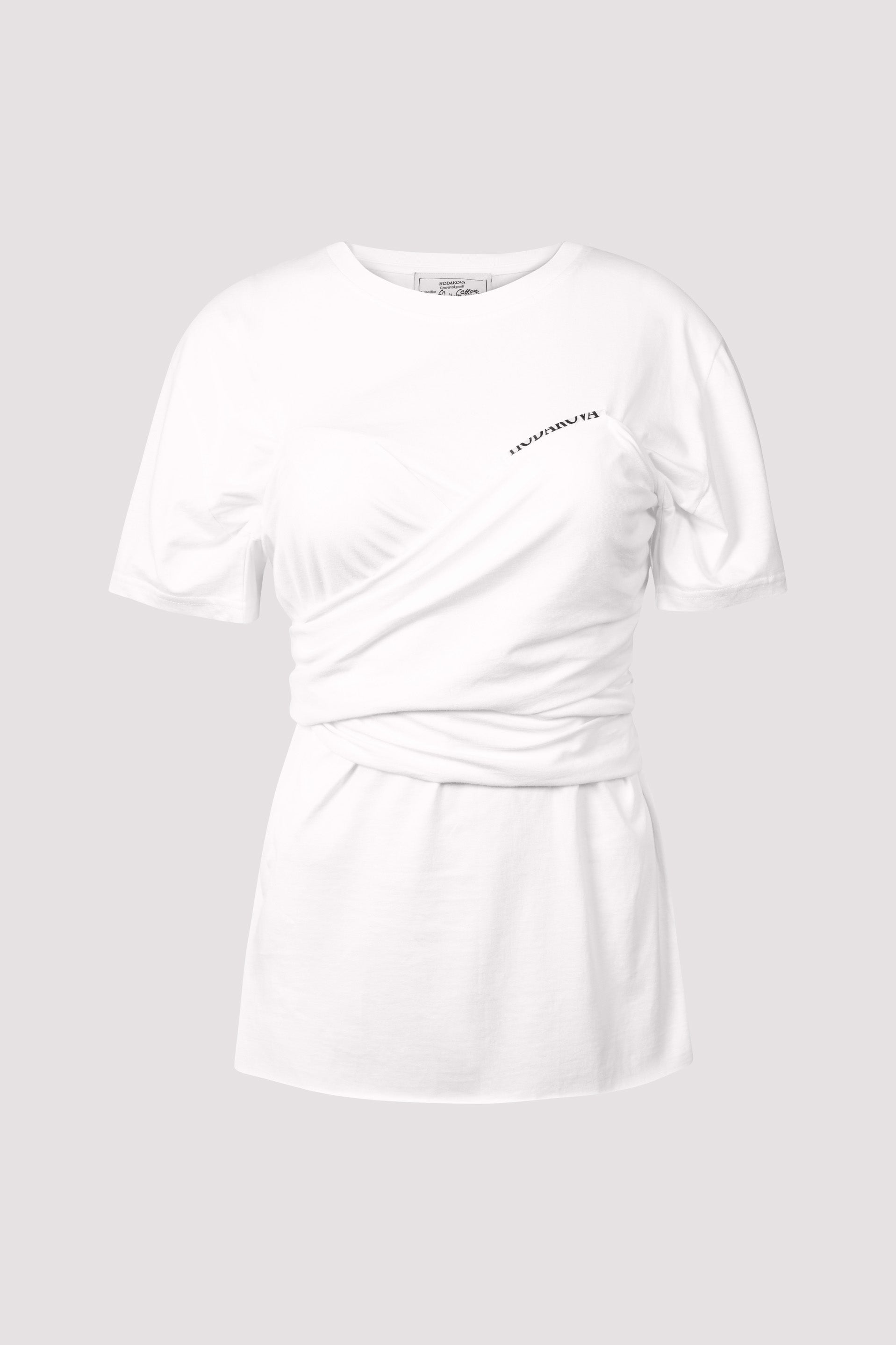 HODAKOVA Open Back Twist T-Shirt
