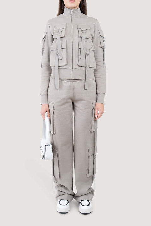 Cargo Pockets Short Jacket