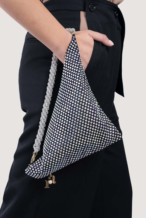 Vela S Crystal Embellished Shoulder Bag