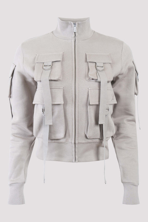 Cargo Pockets Short Jacket