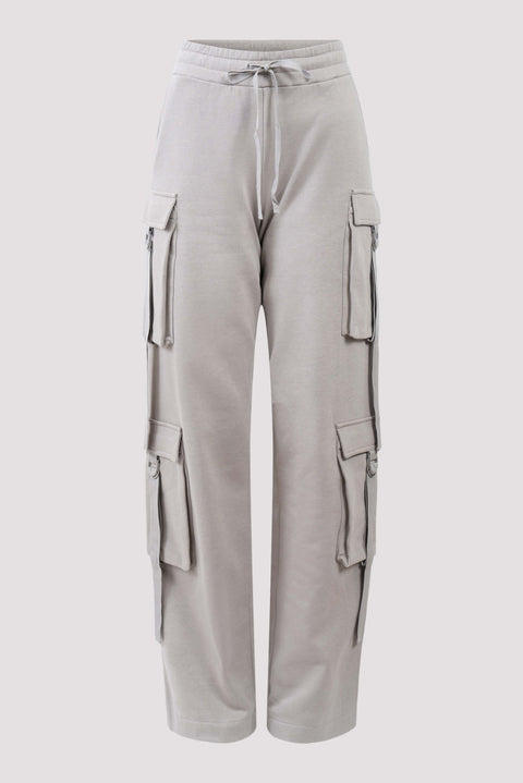Wide Leg Cargo Pockets Track Pants