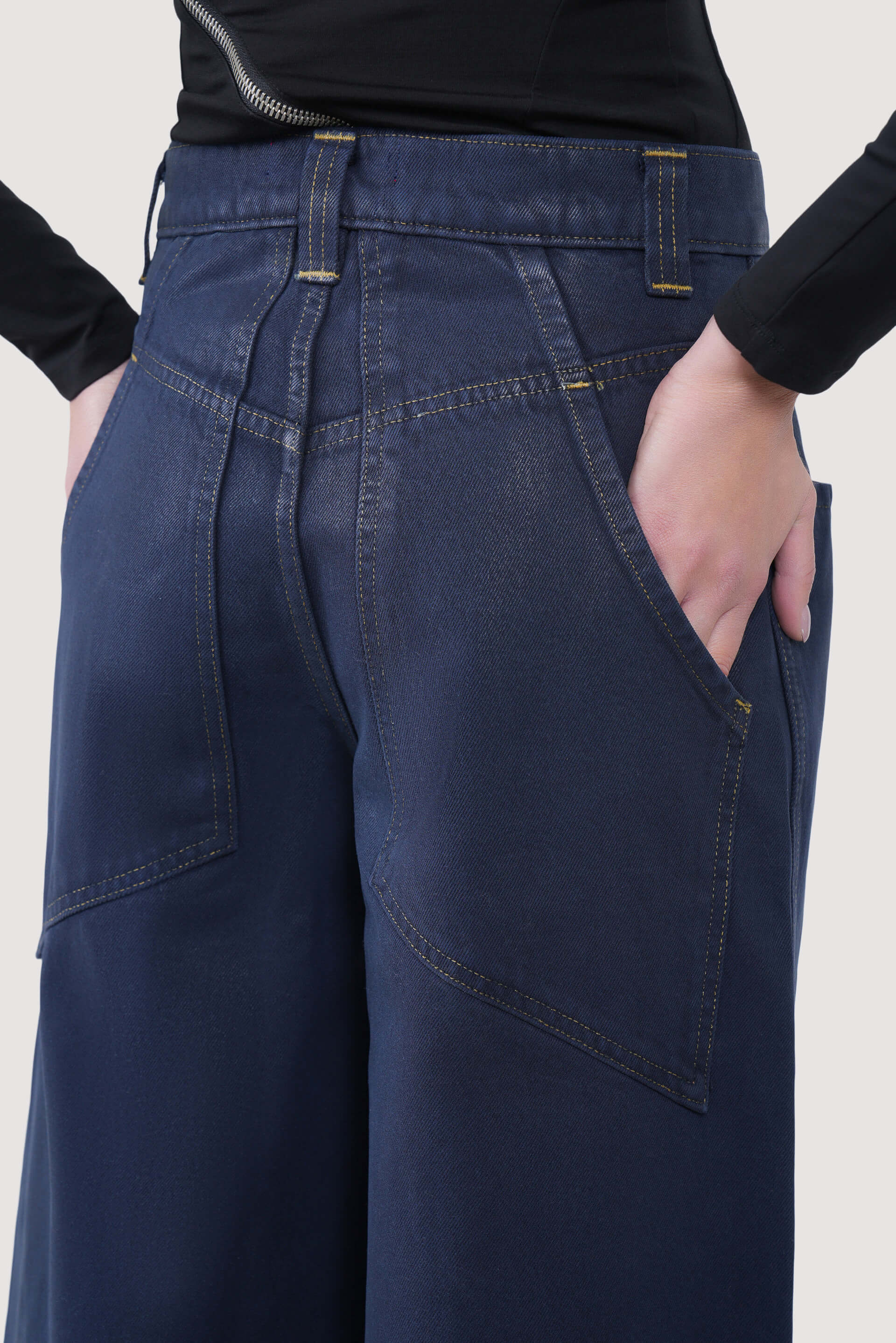 Eckhaus Latta Ultra Wide Leg Jeans - Fabric of Society
