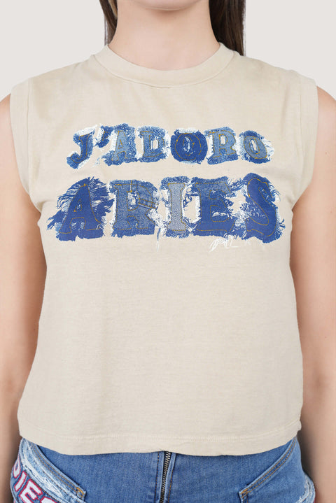 J'adoro Aries Shrunken Vest