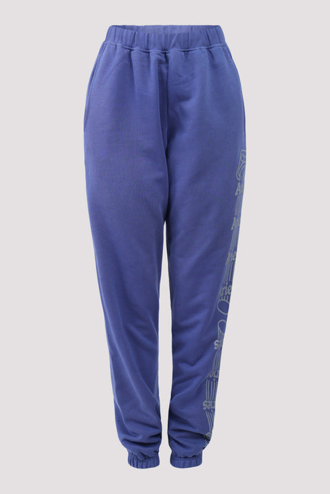 Reflective Column Logo Printed Sweatpant