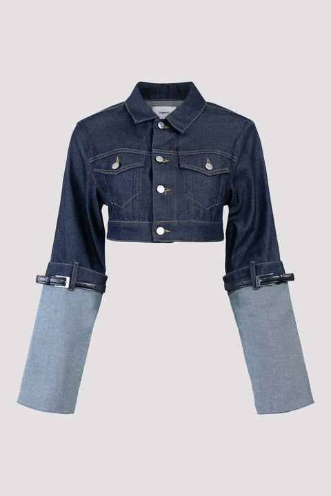 Cropped Hybrid Denim Jacket