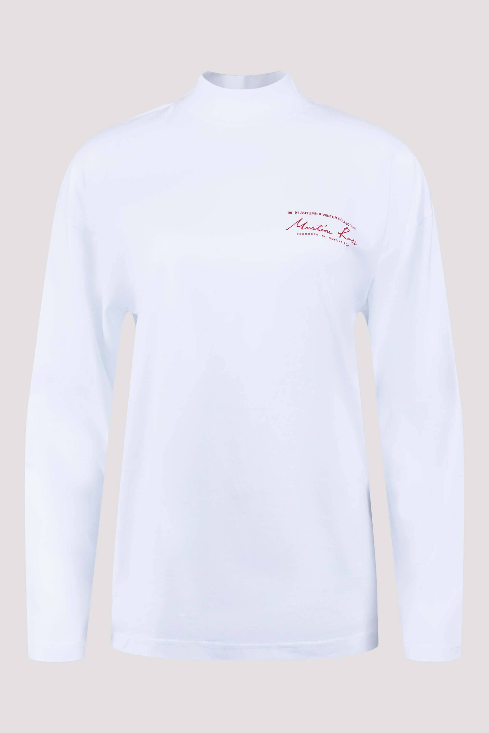 Logo Printed Funnel Neck T-shirt