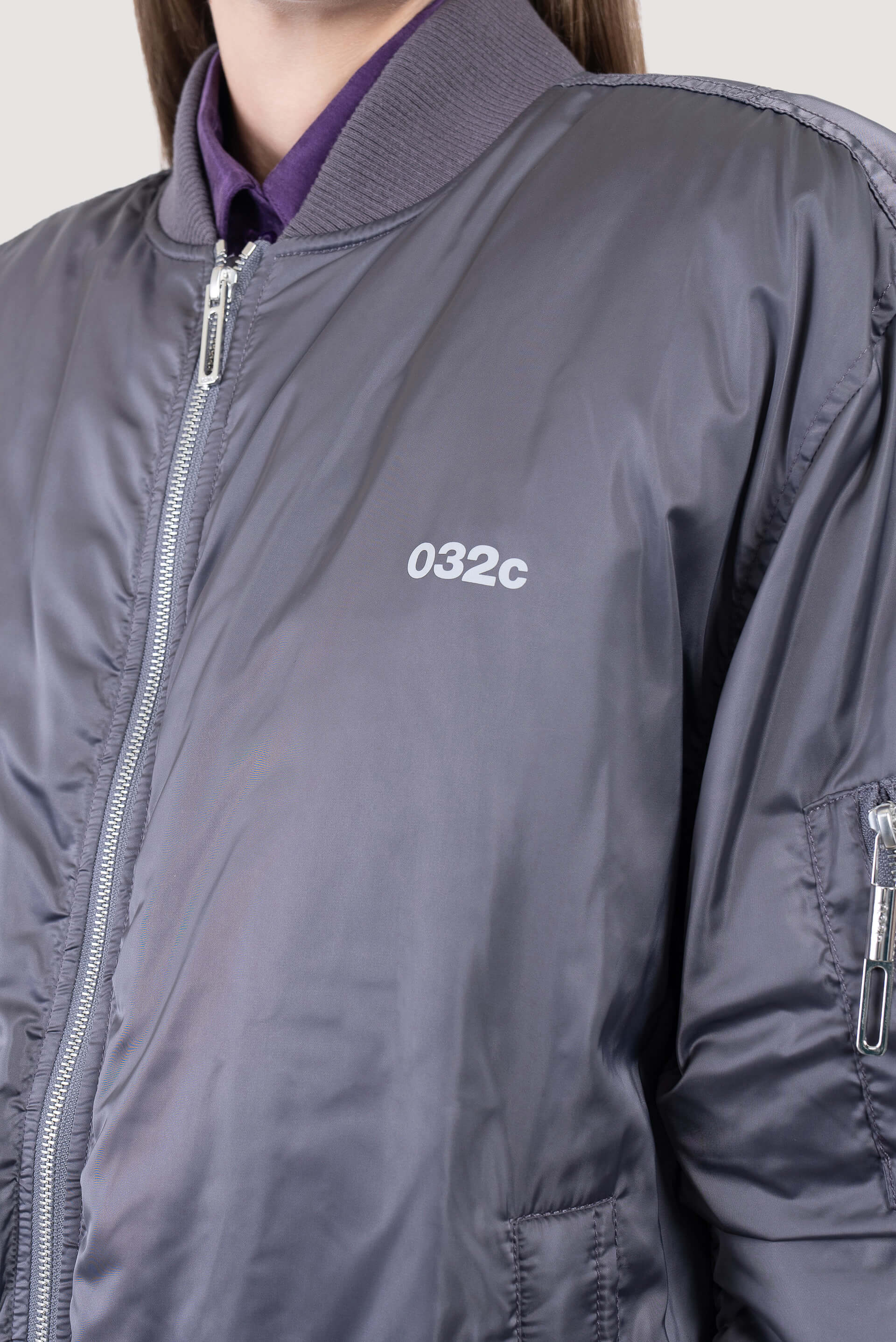 032c Logo Classic Bomber Jacket