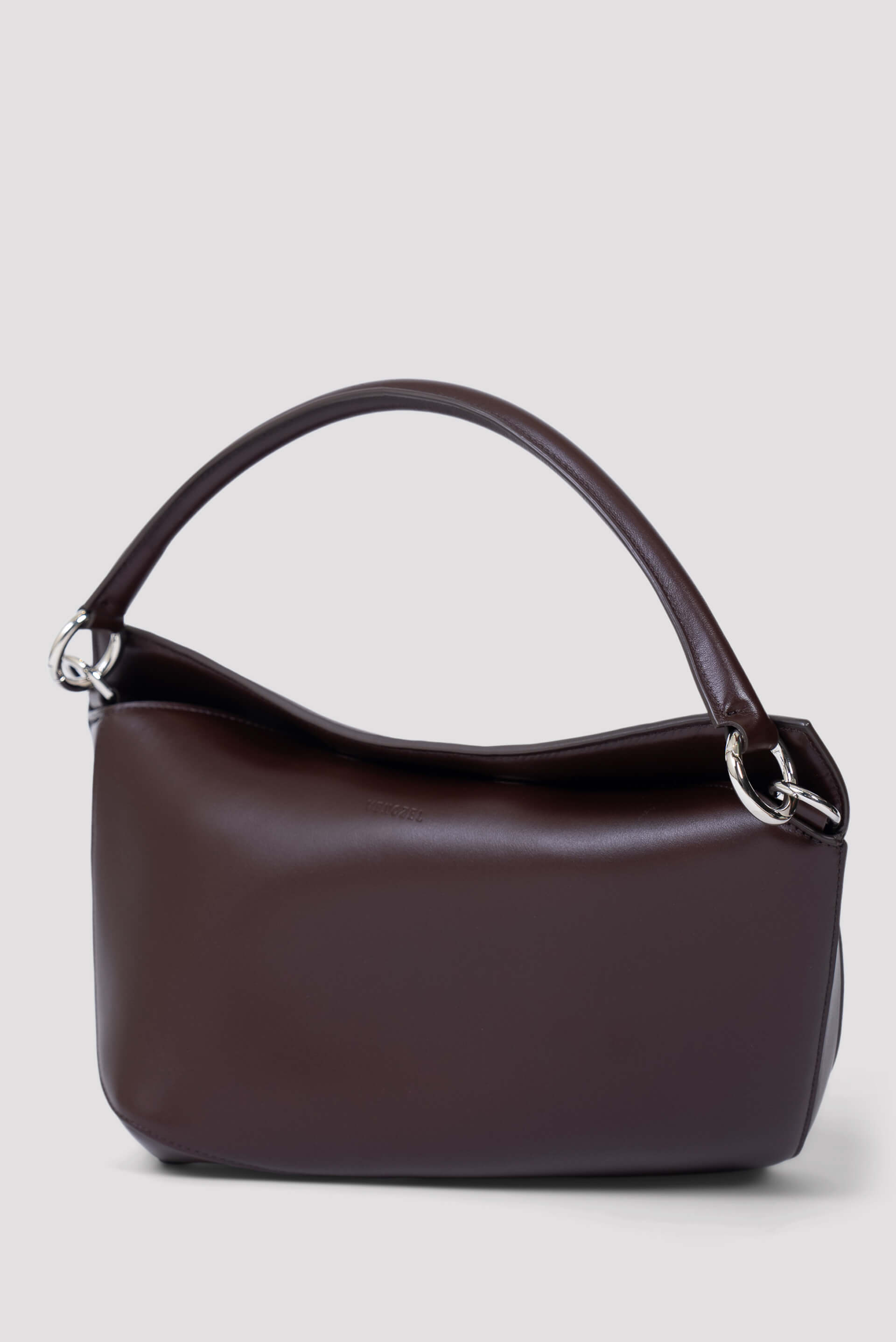 Venczel Brown Aera S Soft Top-Handle Bag - Fabric of Society Luxury Women's Fashion, Shoes and Bags