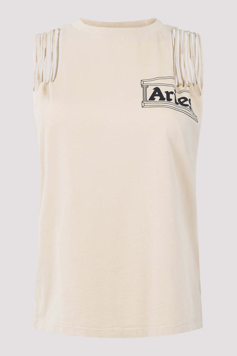 Slashed Shoulder Temple Vest