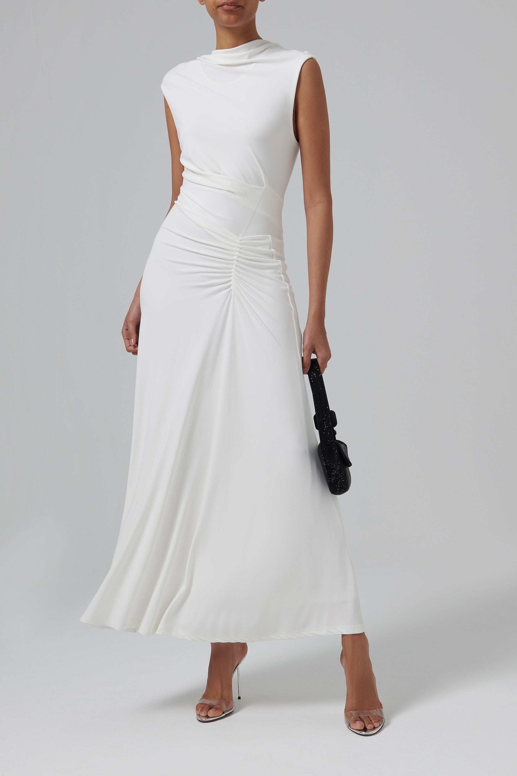acacia midi dress Simkhai White Acacia Midi Dress