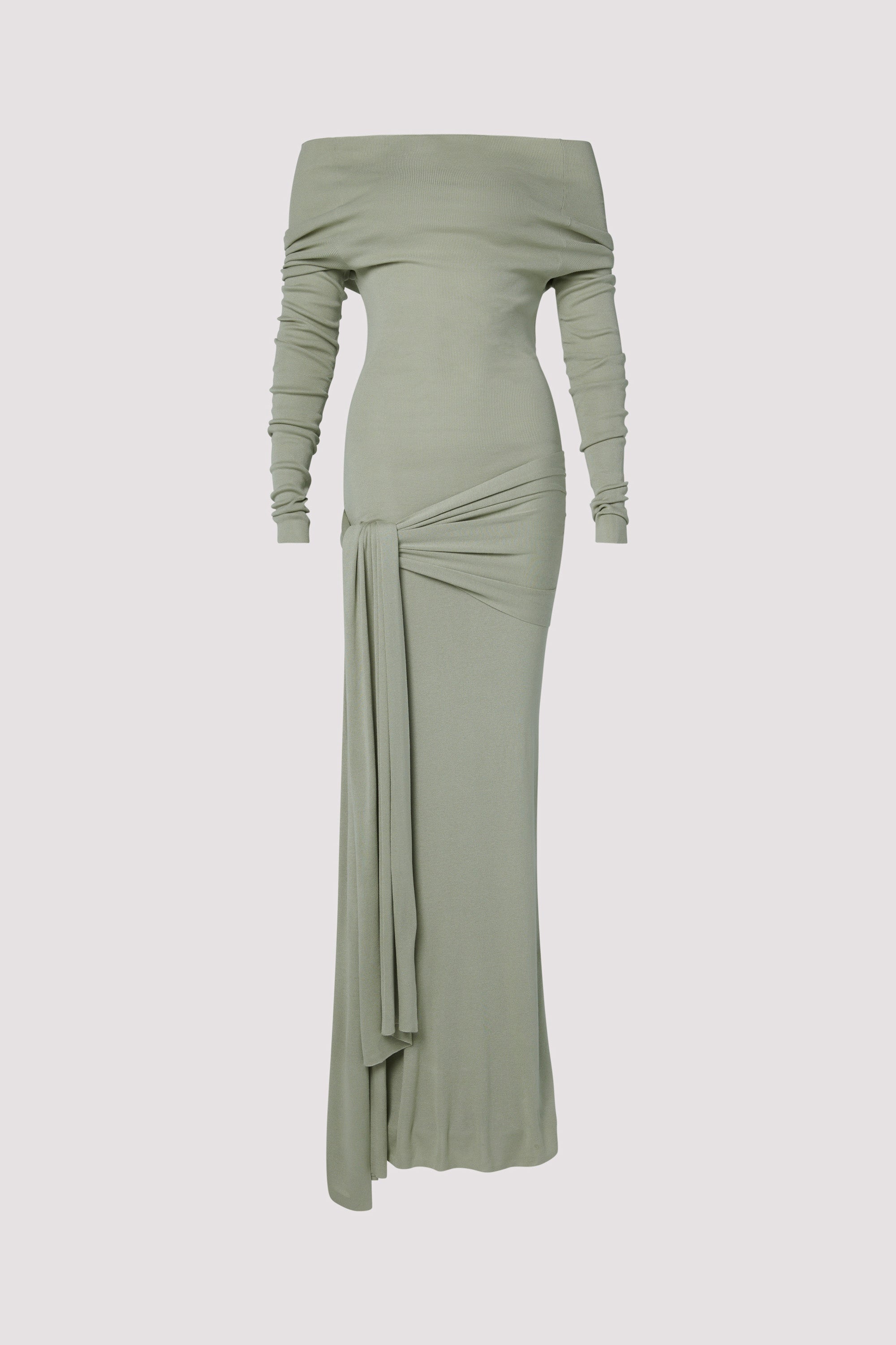 Aya Muse Green Kora Off Shoulder Maxi Dress Aya Muse Green Kora Off Shoulder Maxi Dress