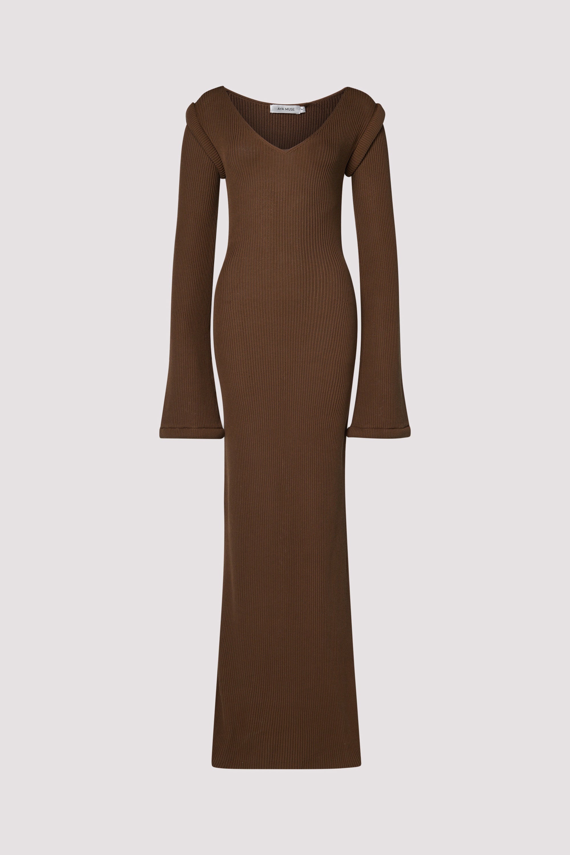 Aya Muse Brown Pallas Maxi Dress Brown / S
