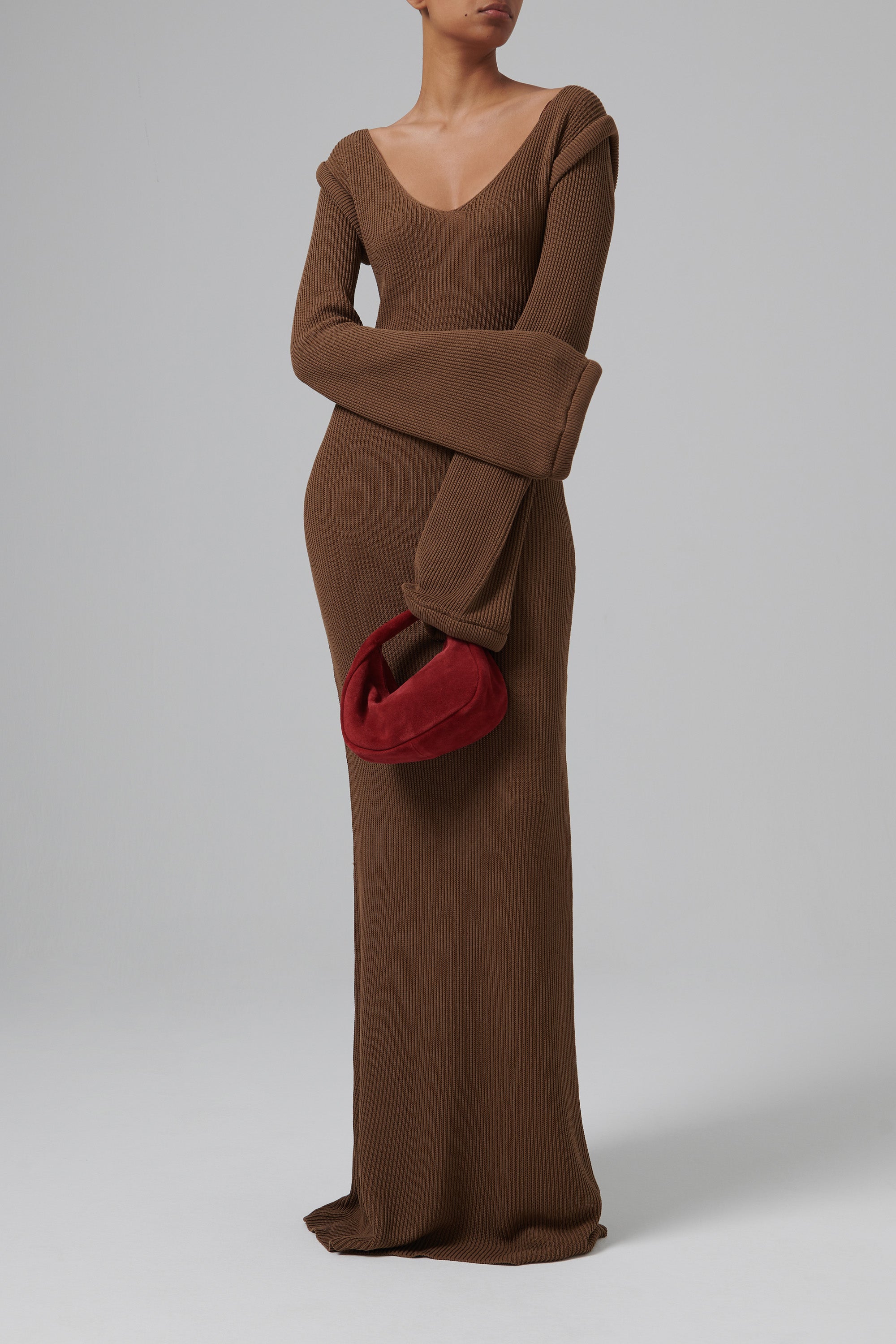 Aya Muse Brown Pallas Maxi Dress Brown / S